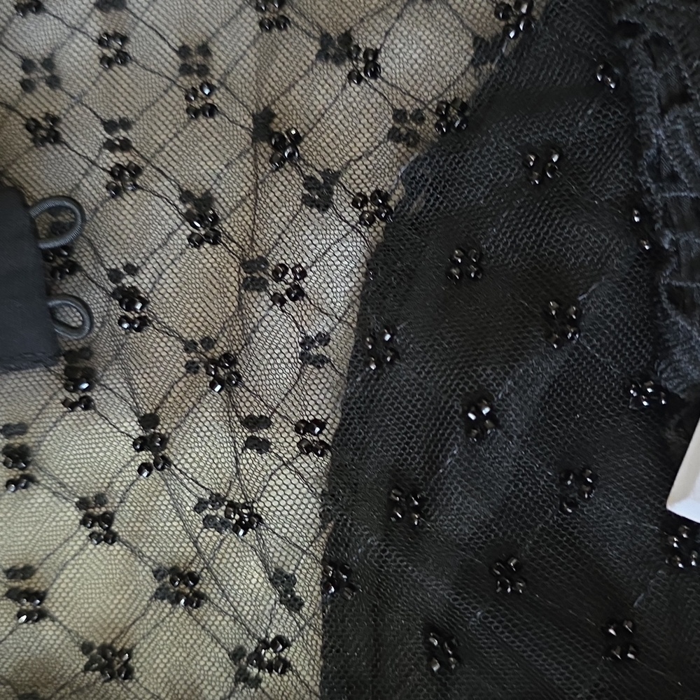 Self-Portrait Black Lace Blouse - Picture 7 of 9
